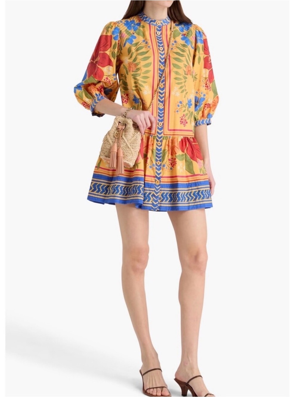 Farm Rio Floral Yard Minidress